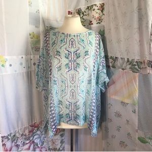 NWT The Limited Sheer Boho Tunic Top Cover Up